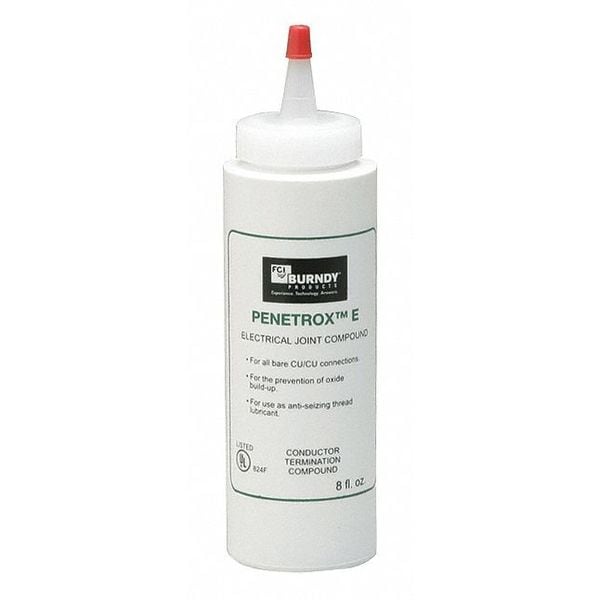 Burndy Oxide Inhibitor, Copper to Copper, 8oz PENE8 | Zoro