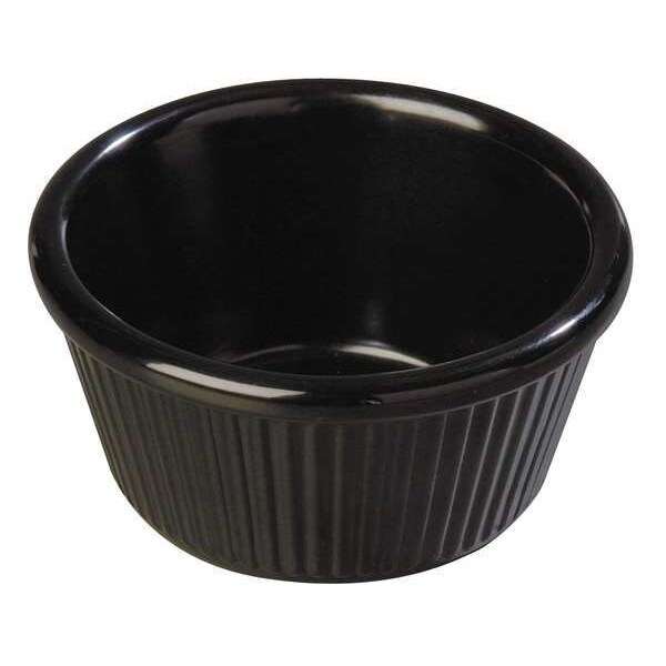 Carlisle Foodservice Fluted Ramekin, 4 oz., Black, PK48 S28703 | Zoro