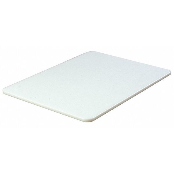 Carlisle Foodservice Cutting Board, White, 15x20x1/2, PK6 1088402 Zoro