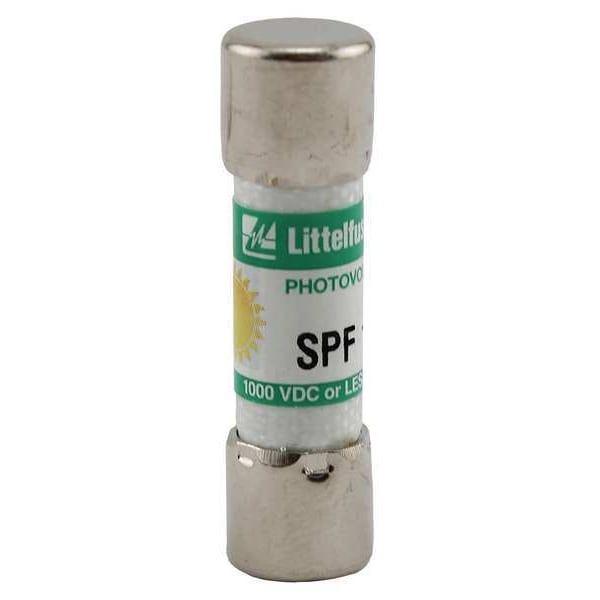 Littelfuse Solar Fuse, Time Delay, 10A, SPF Series, Not Rated, 1000VDC, 1-1/2" L x 13/32" dia. SPF010