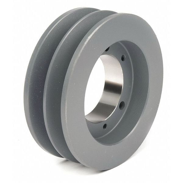 Tb Woods VBelt Sheave, Classical, 8.0 dia x 2LBSF 802LB Zoro