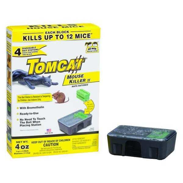 Tomcat Mouse Killer, Disposable, PK4 23640
