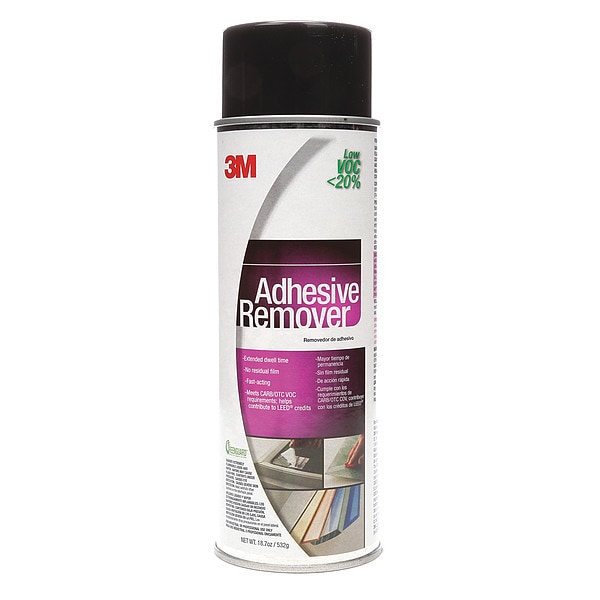 3M Adhesive Remover, Low VOC, 24 oz. 62488349309 Zoro