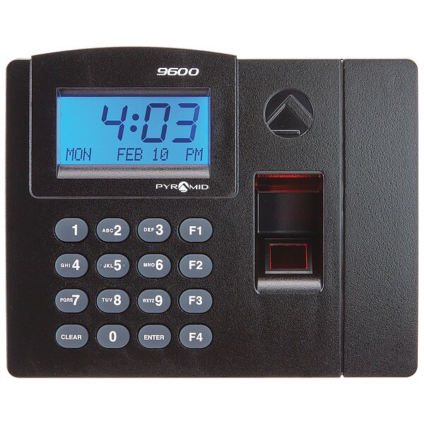 Pyramid TTEZEK 269.48 Swipe Card Time Clock System, Digital,