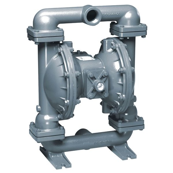 Sandpiper Double Diaphragm Pump, Stainless steel, Air Operated, Santoprene S15B1S1WANS000.
