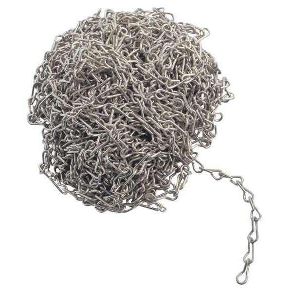 Brady Stainless Steel Jack Chain, 50 ft. L 98859 Zoro