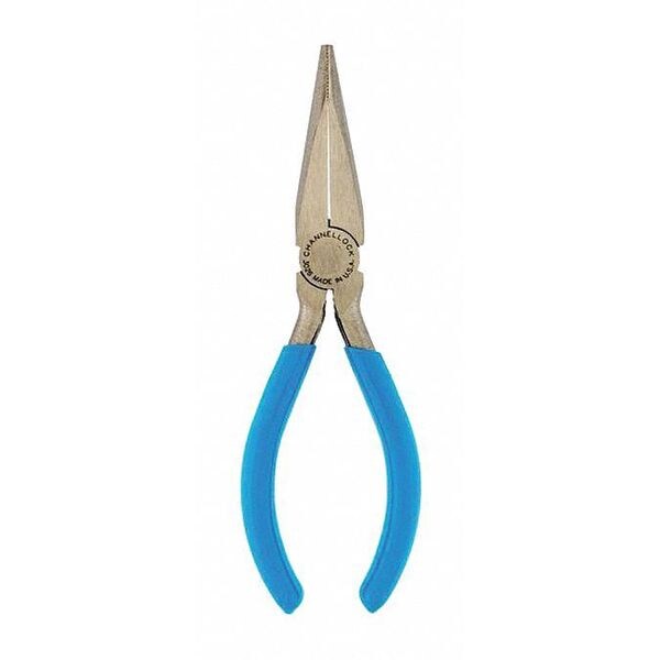 Channellock Needle Nose Plier, 6 in., Serrated 3026 Zoro