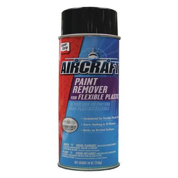 Aircraft Paint Remover for Flexible Plastic, PK4 EUP367 Zoro