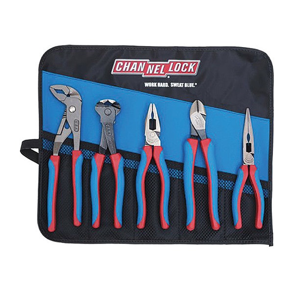 Channellock Plier Set, 5 pcs. CBR5E Zoro