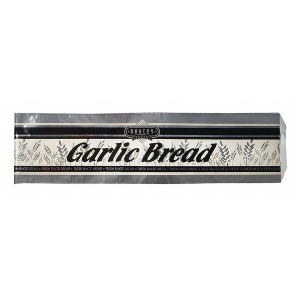 Value Brand Foil Printed Garlic Bread Bags, 5 1/4 x 3 x 20", PK500 E