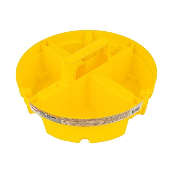 Bucket Boss Bucket Stacker Small Parts Organizer, Fits 5 Gal Buckets, 4