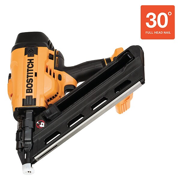 Bostitch Framing Nailer, Bare, 20V, 28 Degree Point BCF30PTB Zoro
