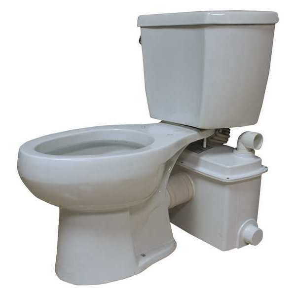 Star Water Systems Toilet System, Elongated Bowl, 1.28 gpf, Floor Mount
