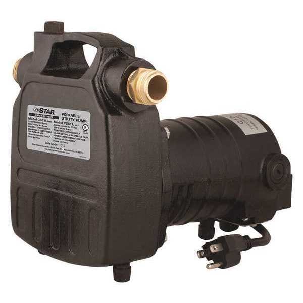 Star Water Systems Transfer Pump, Pressure Booster, 1/2 HP, 115V, 1/2