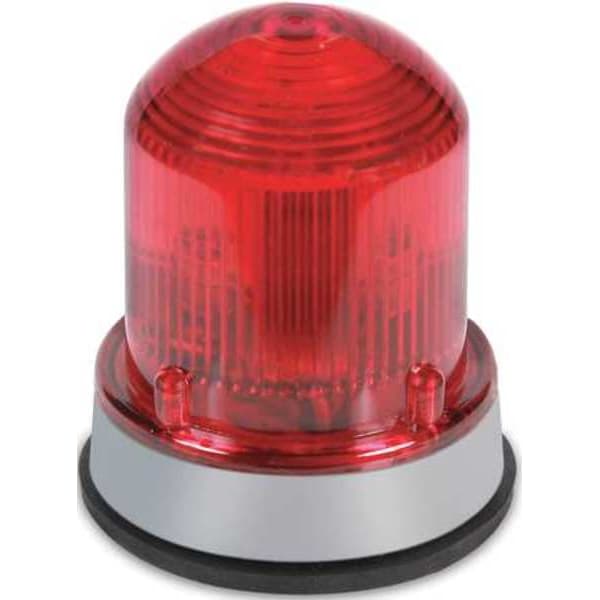 Edwards Signaling Beacon, Steady Burn, Red, 120VAC 125LEDSR120A Zoro