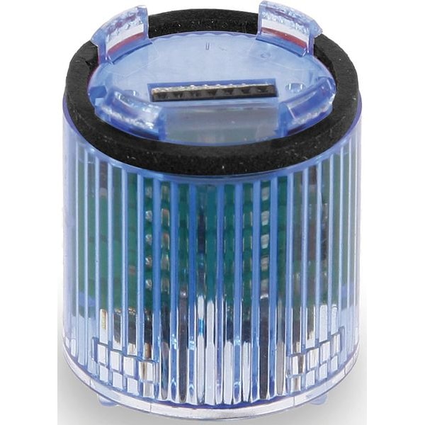 Edwards Signaling Tower Light Module, 24V AC, 24V DC, Blue, 36 mm Dia., 1 5/16 in Height, LED, 236BC Series 236LEDSB24AD