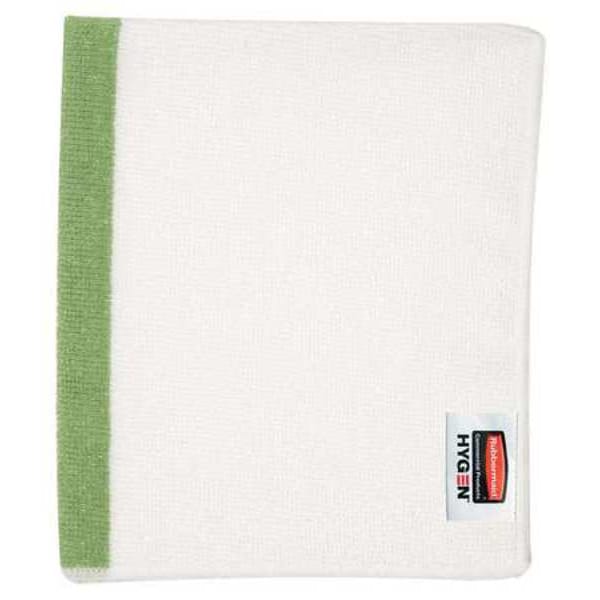 Rubbermaid Commercial Microfiber Cloth Wipe 16" x 19", Green, 24PK 1805730