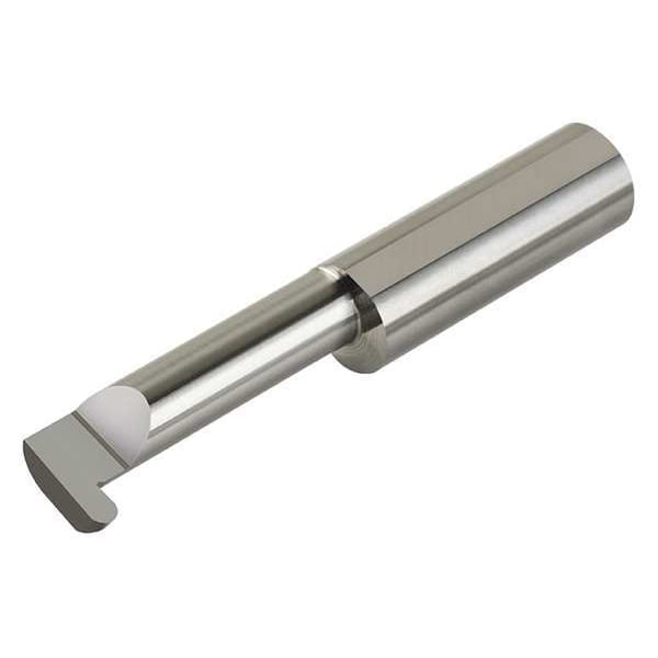 3.81 mm 12.7 mm 0.5000 Projection 3 Groove Width Micro 100 QFR-236-20 Quick Change Full Radius Grooving Tool Shank Diameter 1.250 0.495 Solid Carbide Tool 0.150 31.8 mm Minimum Bore Diameter 6.00 mm Maximum Bore Depth 12.6 mm 0.236