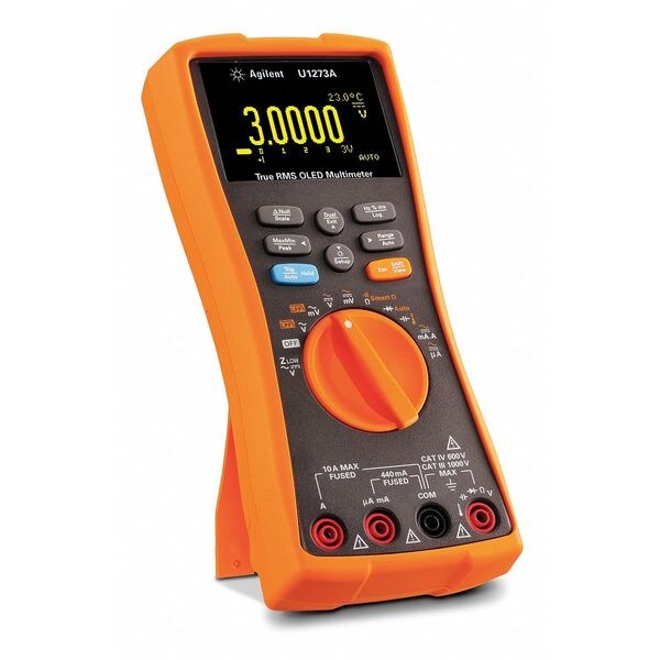 Keysight Technologies Digital Multimeter, 1000 Max. AC Volts, 1000 Max