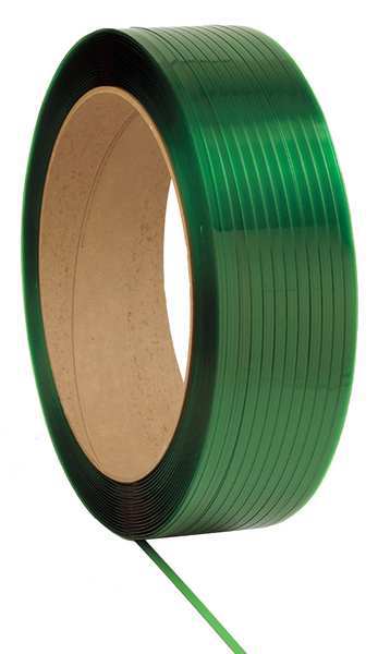 Zoro Select Strapping, Polyester, Smooth, 4400 ft. L 16P053