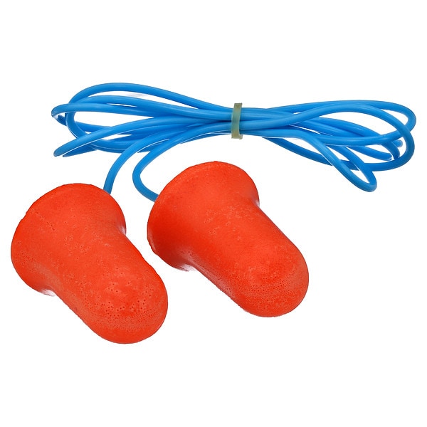 Honeywell Howard Leight Max-30 Disposable Corded Earplugs, Foam, Bell Shape, NRR 33 dB, Coral, 5 Pairs/Box MAX-5-30