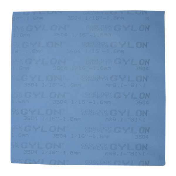 Garlock Gasket Sheet, 15 x15 In, PTFE w/Glass, Blue 350415125 Zoro