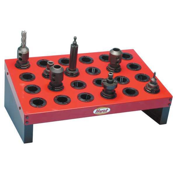 Huot Tool Holder, Angled, 30 Taper Tools, 24 pcs 14830 Zoro
