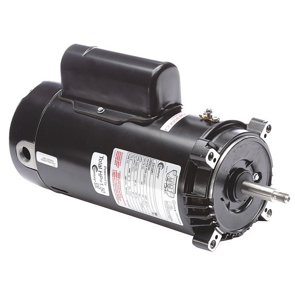 Century Pool Pump Motor, CapacitorStart/Run, 1, 1/10 HP, 56J Frame, 3,450/1,725 Nameplate RPM