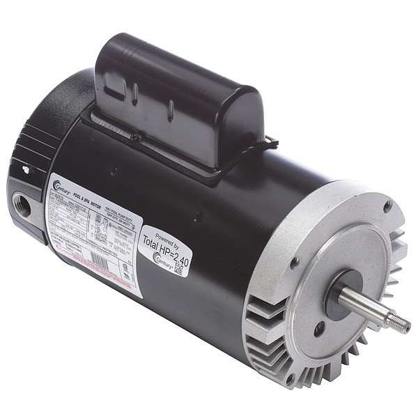 Century Pool Pump Motor, Permanent Split Capacitor, 2, 1/4 HP, 56J Frame, 3,450/1,725 Nameplate RPM B2979