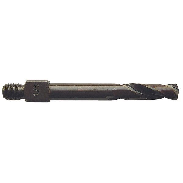 Zoro Select Cobalt Threaded Shank Drill, Long, 21 16W812 Zoro