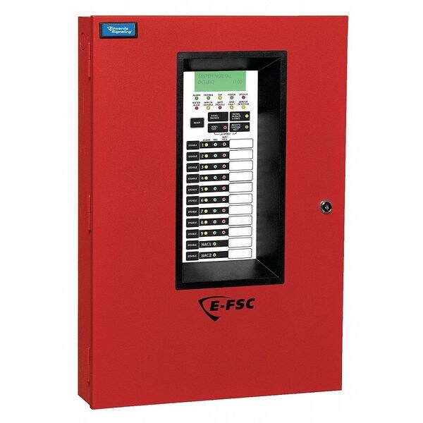 Edwards Signaling Alarm Control Panel, Input 10 E-FSC1004RD | Zoro