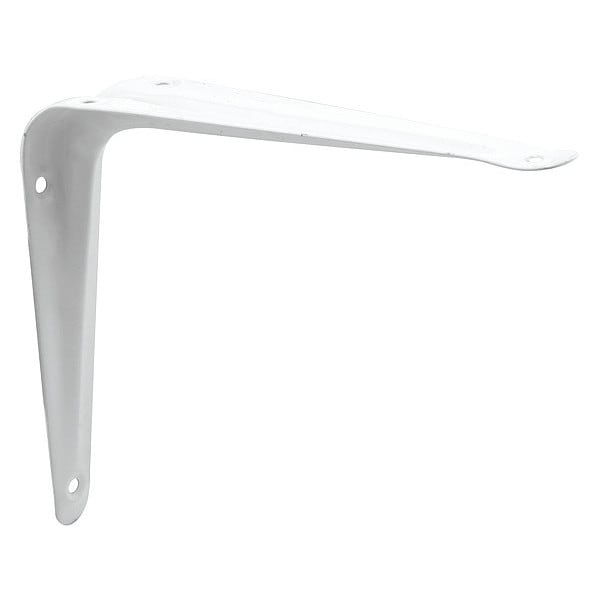 Primeline Tools Shelf Brackets, Stl, 8 x 10", Wht Enml, PK2 MP11286 Zoro