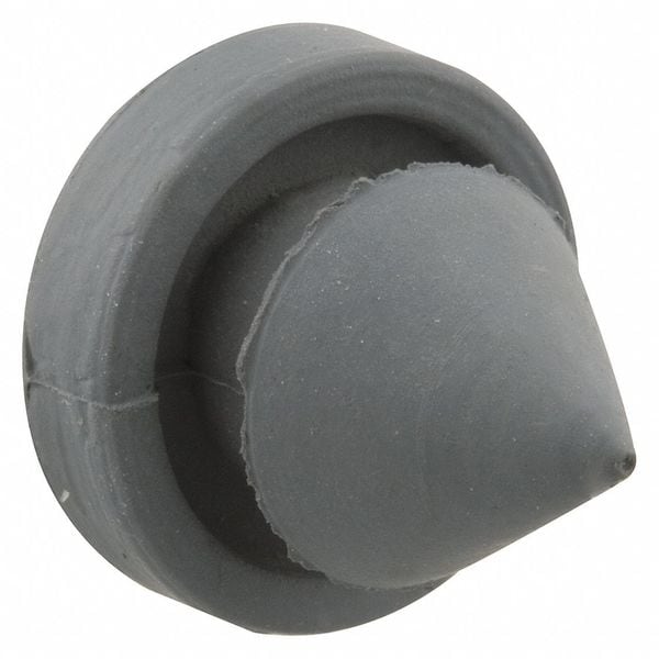 Primeline MP4566 10.67 Door Steel Jamb Bumpers, Gray, Rubbr, PK100, PK