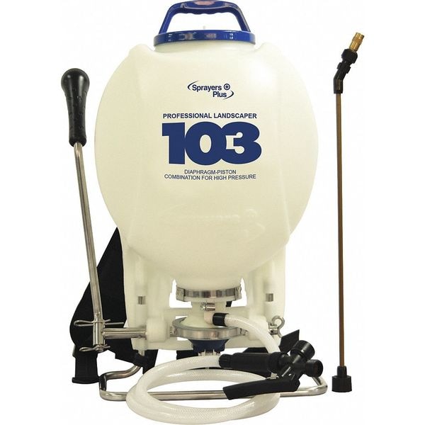 Sprayers Plus 4 gal. High Pressure Diaphragm Sprayer, 51" Hose Length