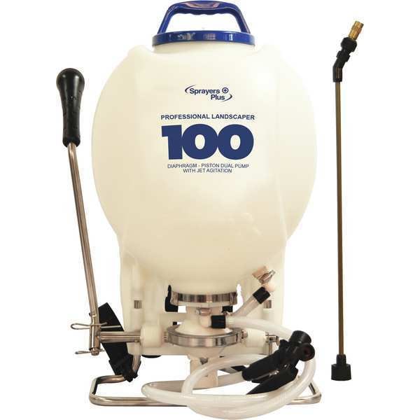 Sprayers Plus 100 184.87 4 Gal. Diaphragm Backpack with Piston Pump