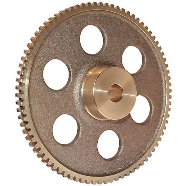 Boston Gear WormGear, 12DP, 14.5PA, 80Teeth, RH, Bronze