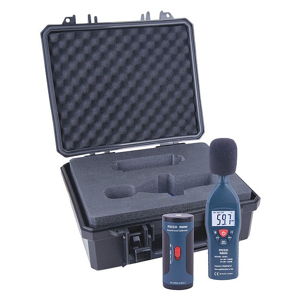 Reed Instruments Sound Level Meter and Calibrator Kit (R8050 and R8090