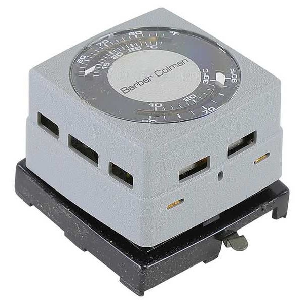 Schneider Electric Thermostat, Day/Night, Direct Acting 2216126 Zoro