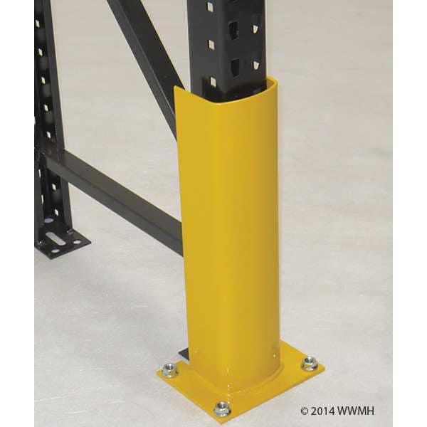 WorldproColumnguard Pallet Rack Column Guard, 241/4"H NDPP2404000Y Zoro