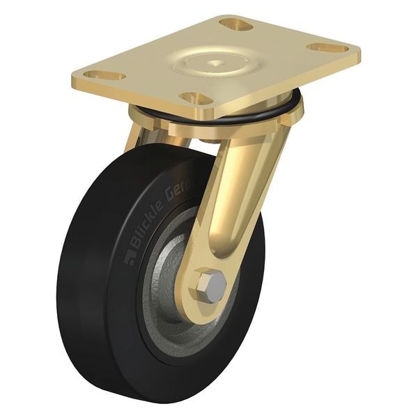 Blickle Swivel Plate Cstr, Solid Rbbr, 8