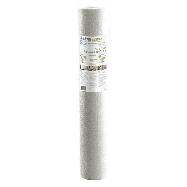 Adfors Wall Repair Fabric, 36 in x 150 ft, Roll, White FDW8443U Zoro