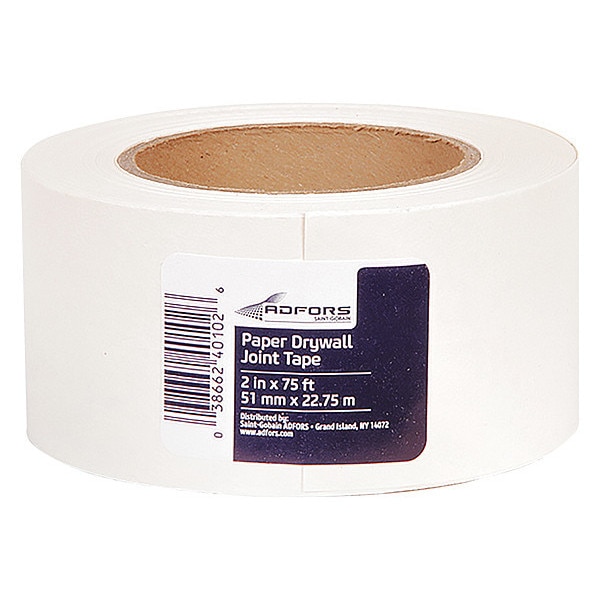 Adfors Paper Joint Tape, 2" x 75 ft. FDW6620U Zoro