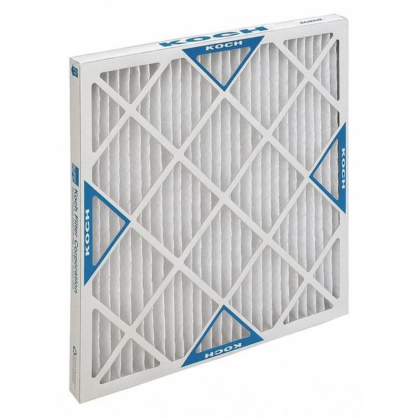 Koch Filter 20x20x2 High Capacity Pleated Air Filter, MERV 13 102714119 Zoro
