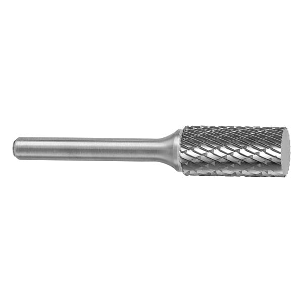 Sgspro Carbide Bur, Cylinder, 1/4in, L. Cut 1in 10028 | Zoro