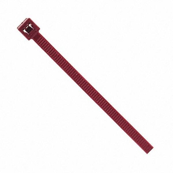 Nsi Industries Cable Tie, 11 in L, 3 in Max Bundle Dia., Red
