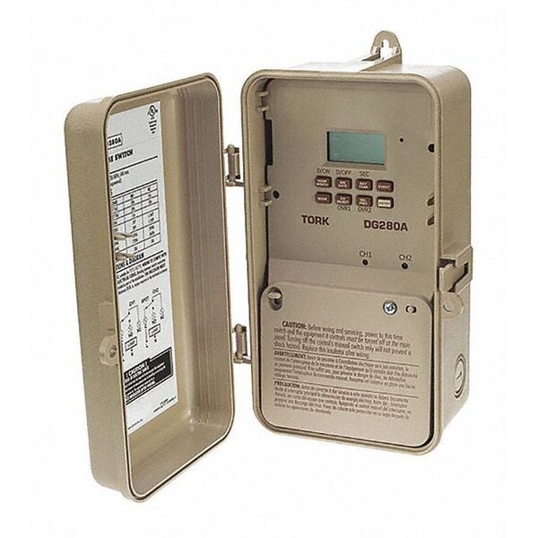 Tork Digital Cycle Timer 2Ch 24 Hr DG280A Zoro
