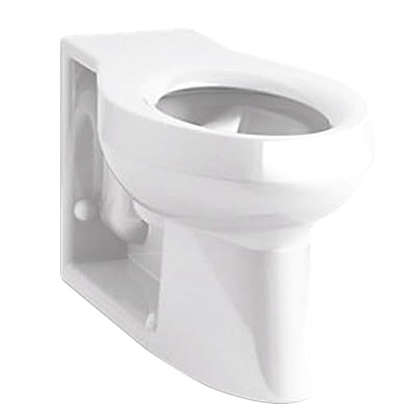 Kohler Toilet Bowl, 1.6 gpf, Flushometer, Floor Mount Mount, Elongated