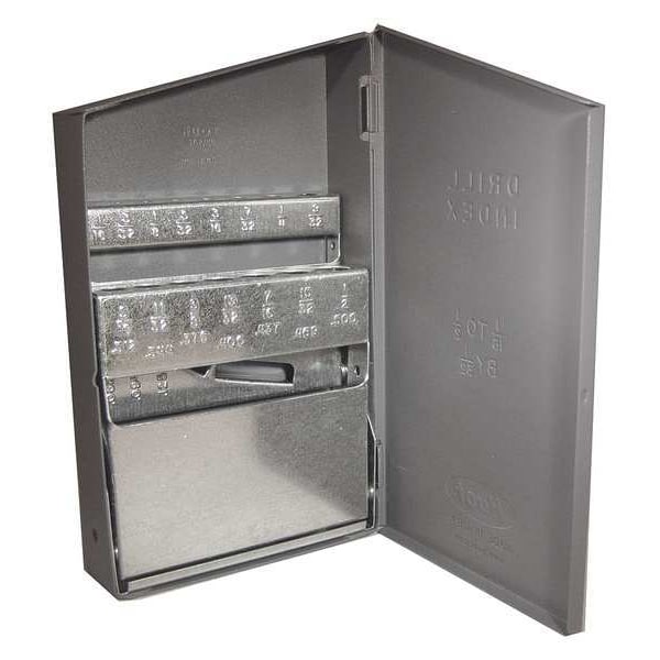 Huot Drill Bit Case, Jobber Length, Steel 10350 Zoro