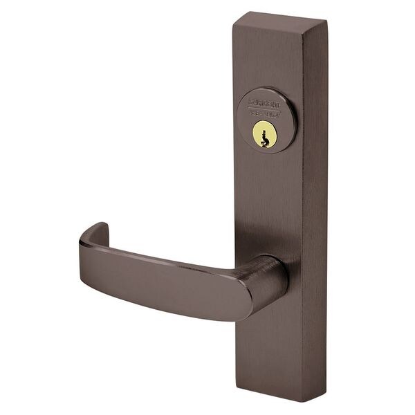 Sargent Lever, Night Latch Lever Escutcheon 704 ETL LHRB 10B Zoro