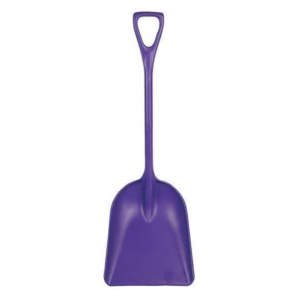 Remco Hygienic Square Point Shovel, Polypropylene Blade, 28
